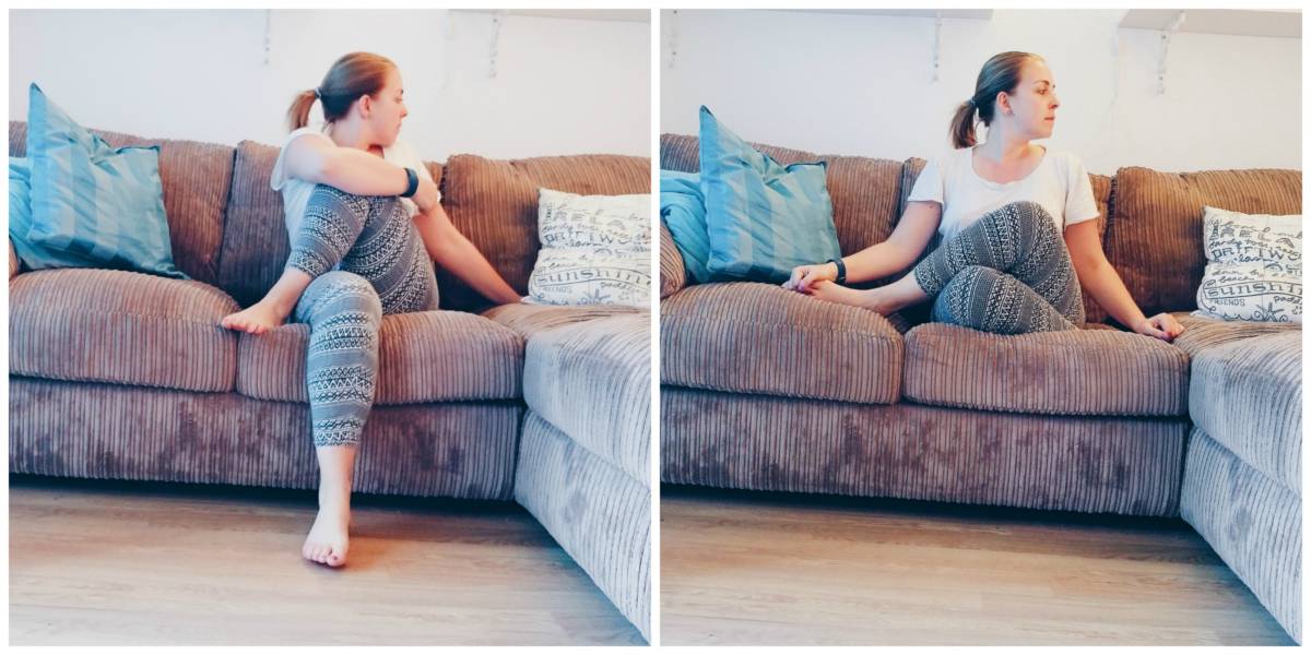 Sofa Yoga routine