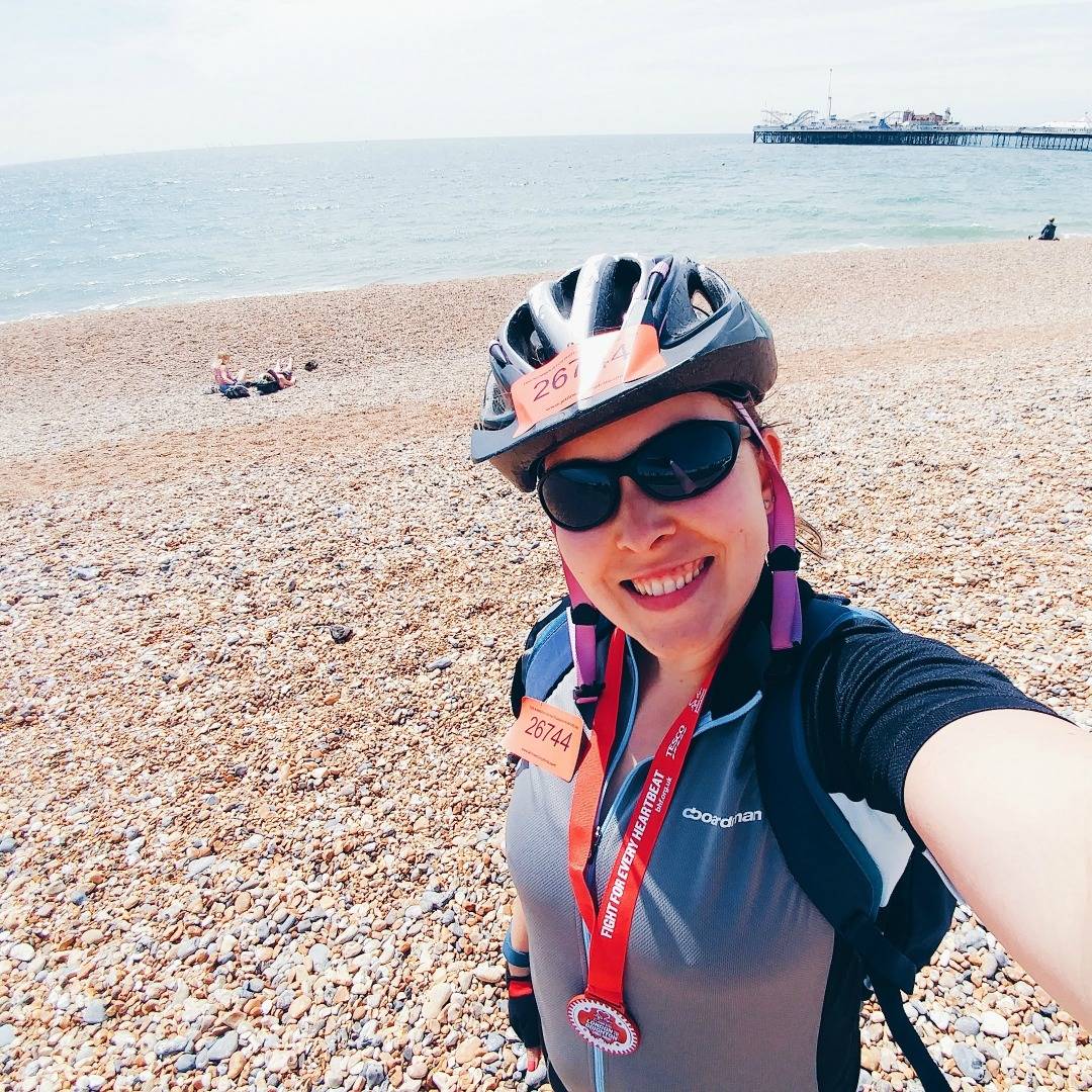 London to Brighton beach