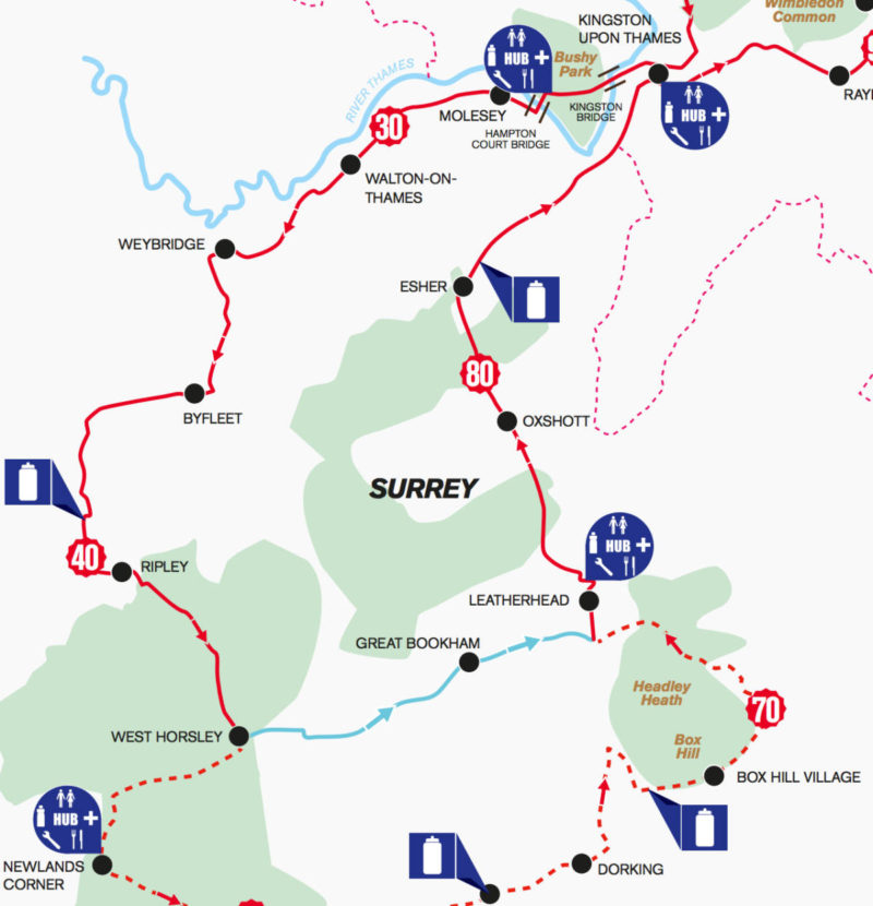 RideLondon diversion