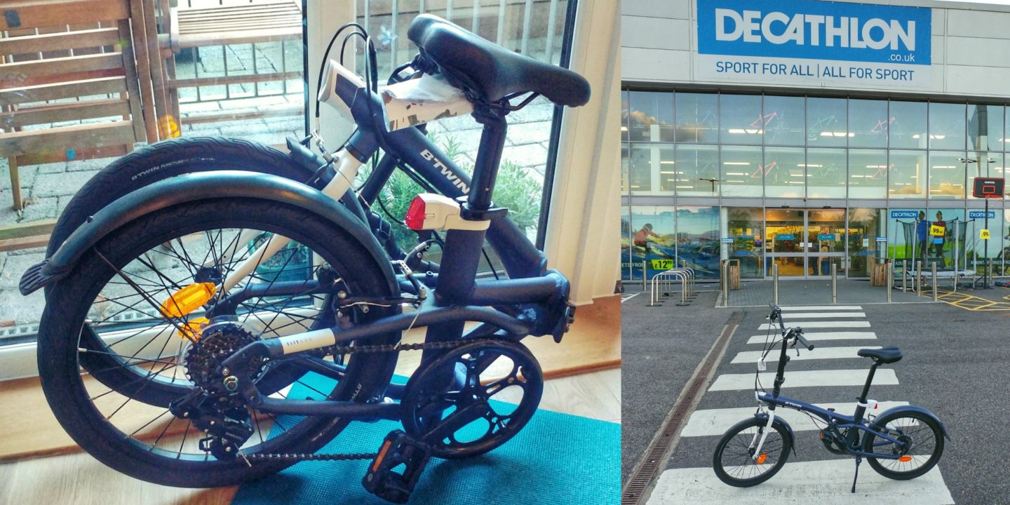 decathlon foldable bicycle