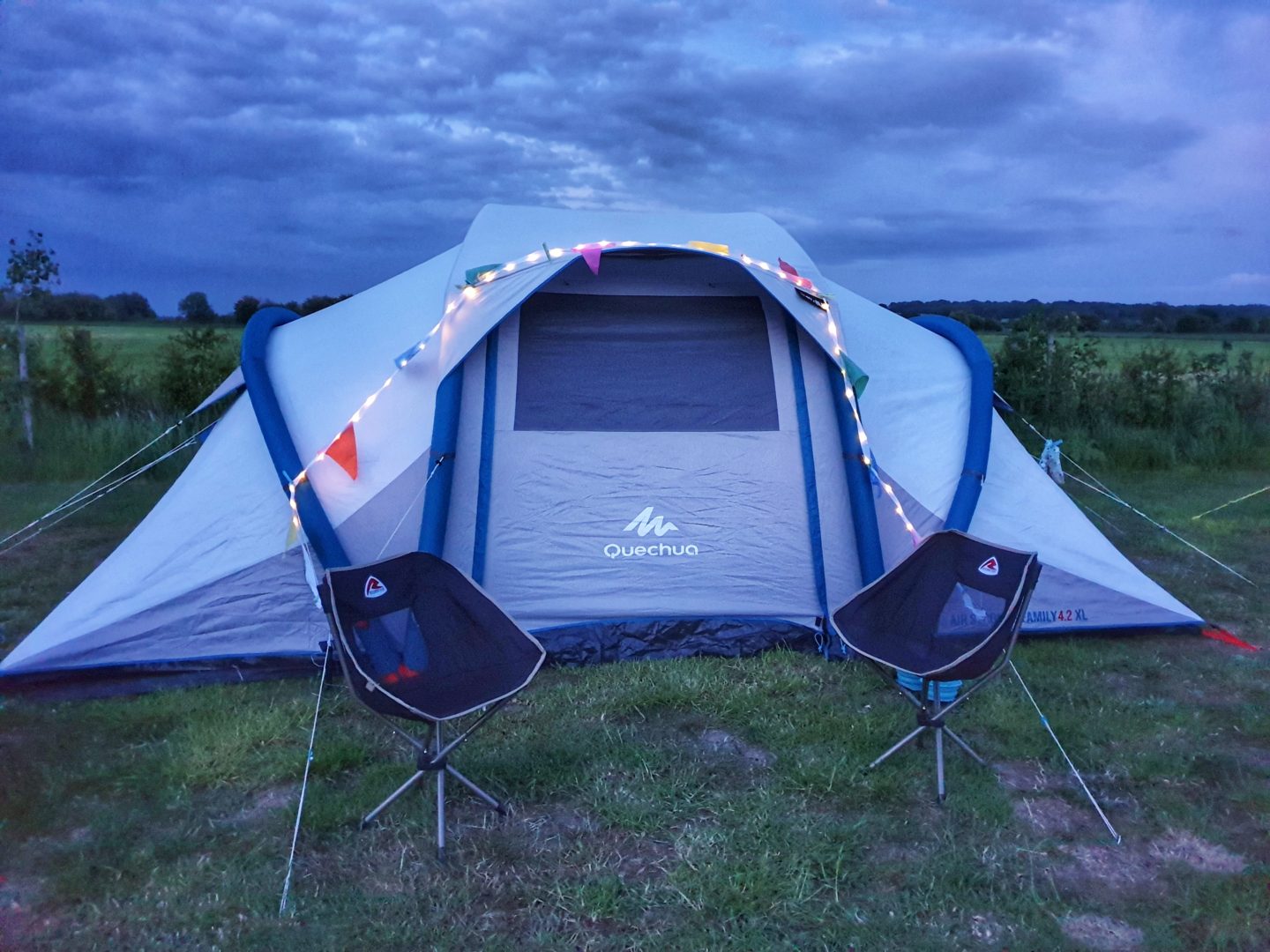 Camping at Bodiam Boating Station 