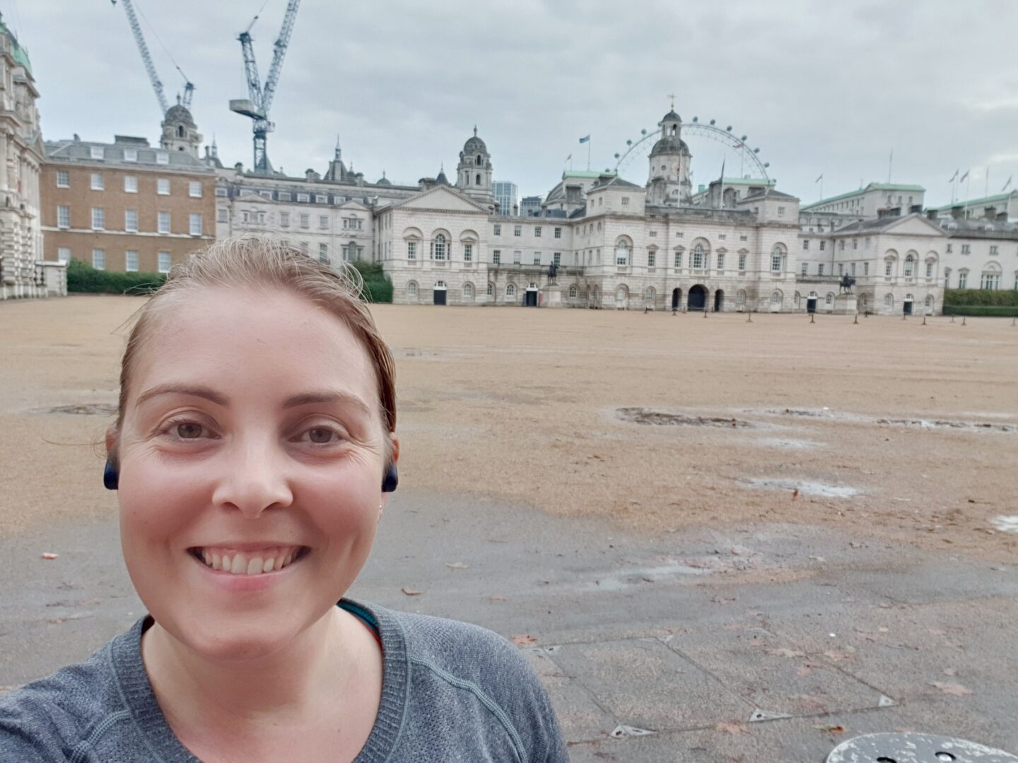 Selfie in front of Horse Guards 