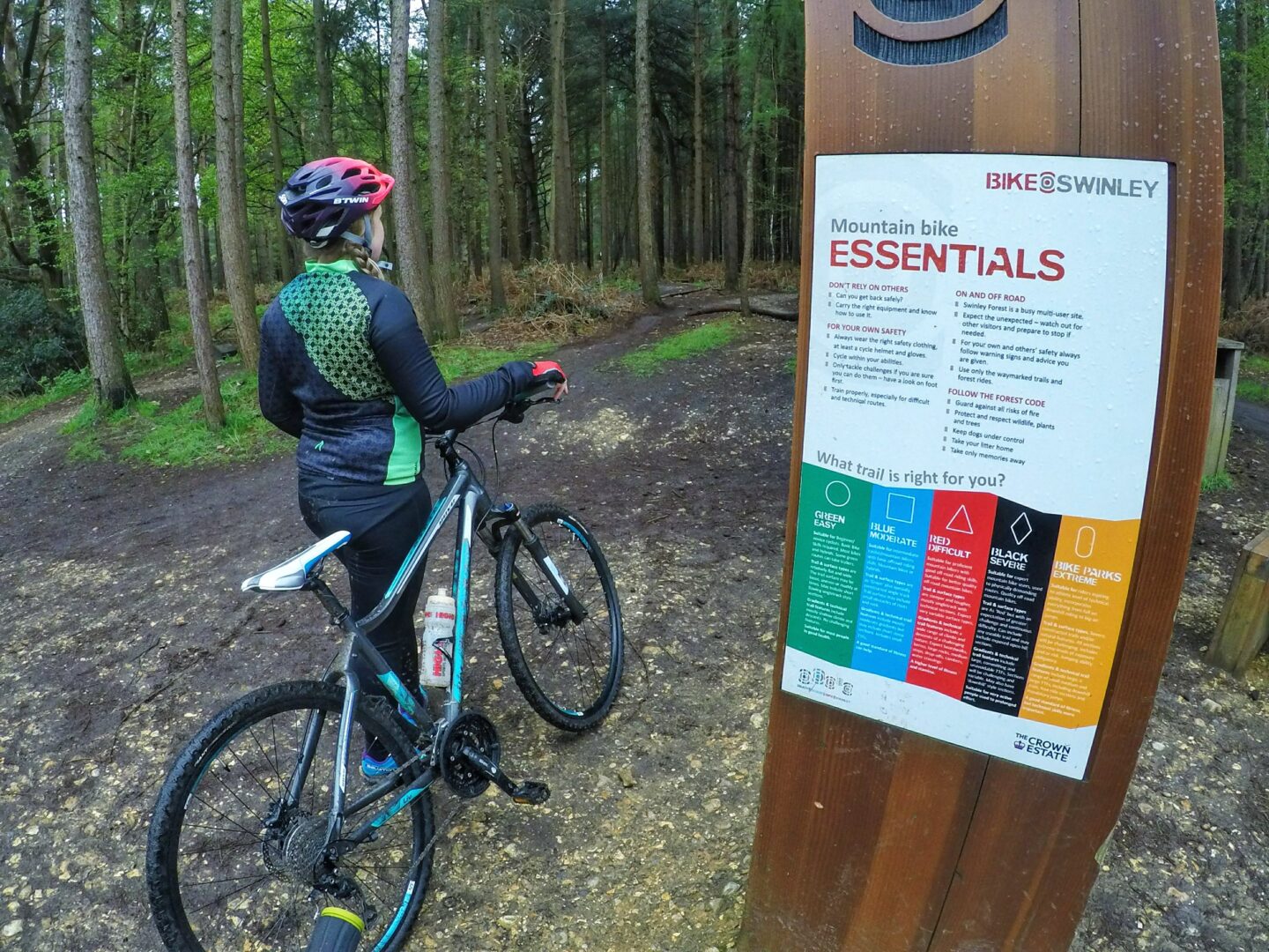 Mountain biking at Swinley Forest