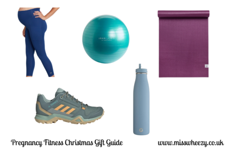 Selection of Christmas fitness gifts for pregnant women