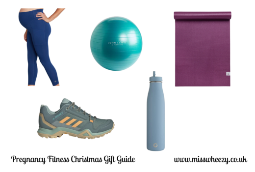 Selection of Christmas fitness gifts for pregnant women